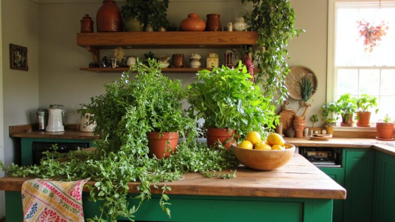 22 Green Kitchen Island Ideas That Bring Nature Indoors nature inspired kitchen islands