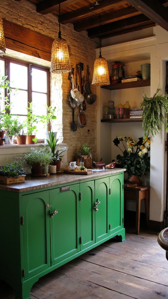 nature inspired kitchen lighting