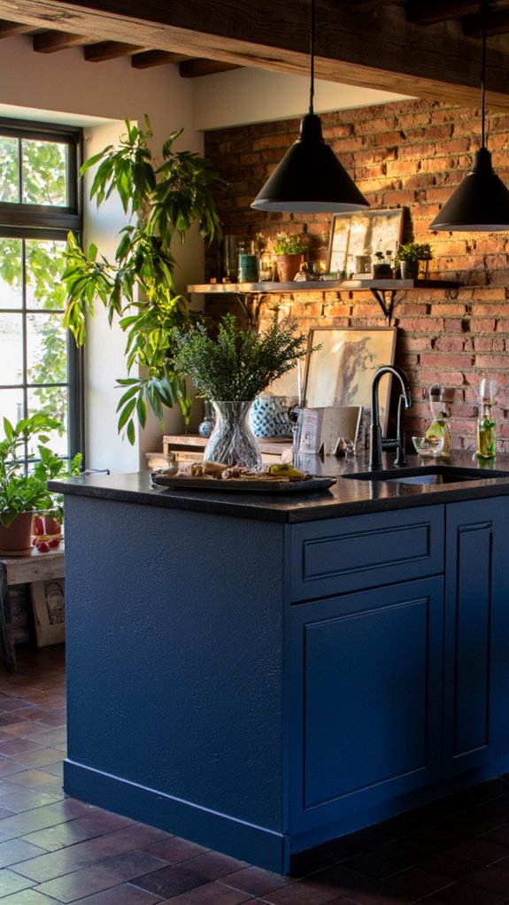 navy and black elegance