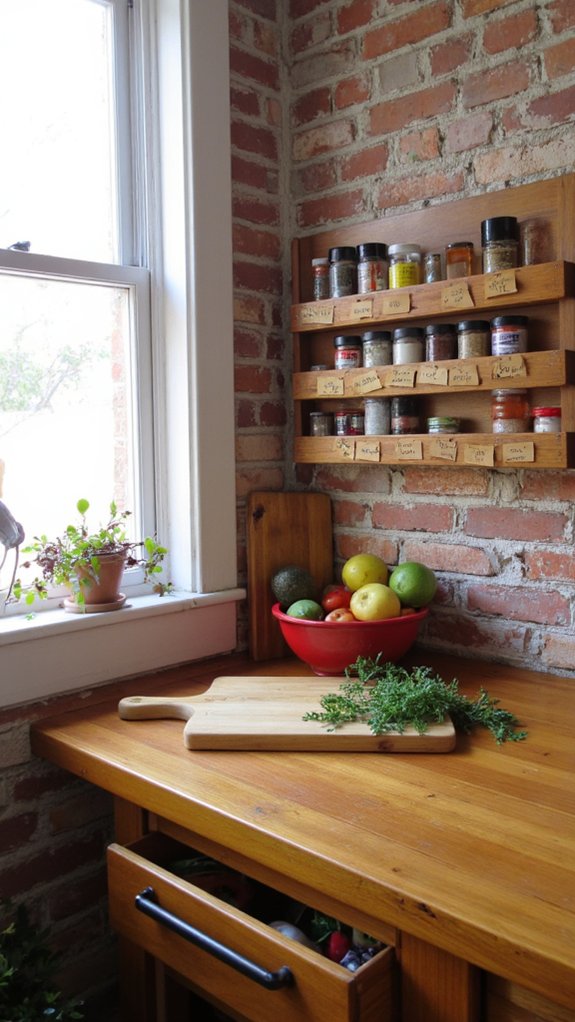 organized spice rack essentials