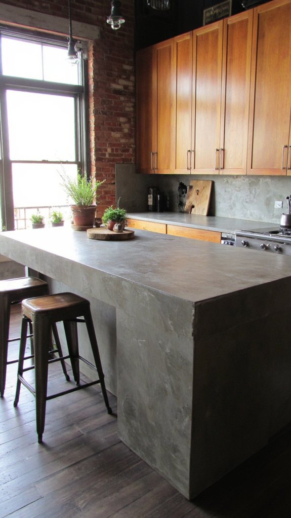 personalized concrete kitchen islands