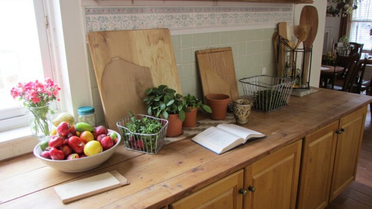 practical kitchen island organization