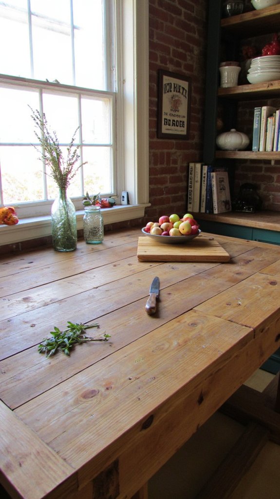 reclaimed pallet island charm