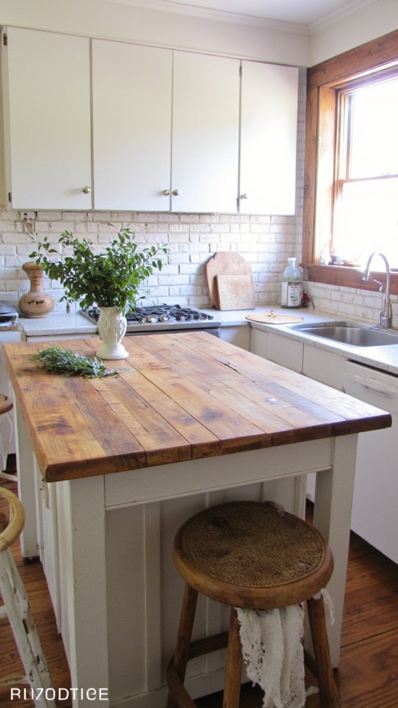 rustic reclaimed wood kitchen
