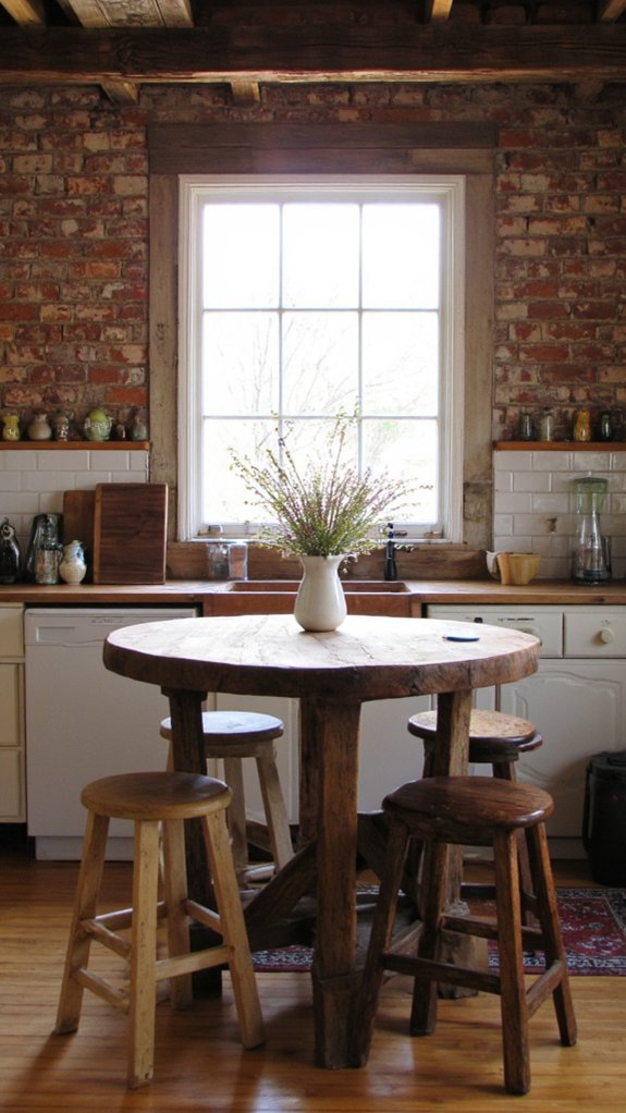 rustic warmth and character