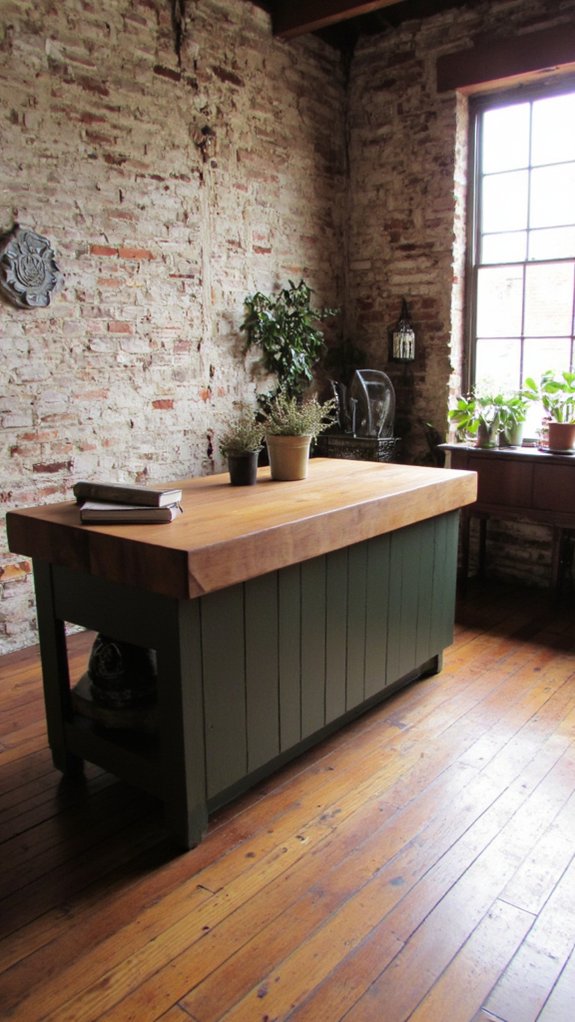 rustic warmth in kitchens