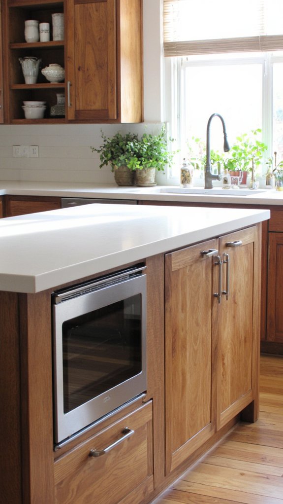 seamless integrated kitchen design