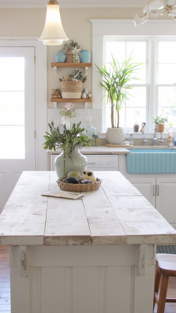 serene coastal kitchen retreat