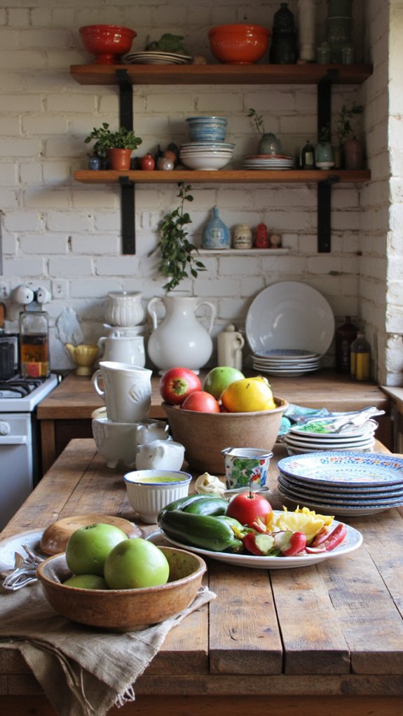 showcase unique dishware collection