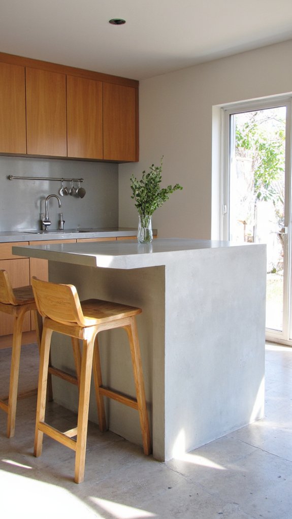 sleek durable contemporary kitchen