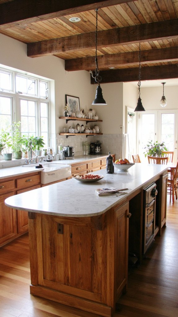 spacious elegant kitchen centerpiece