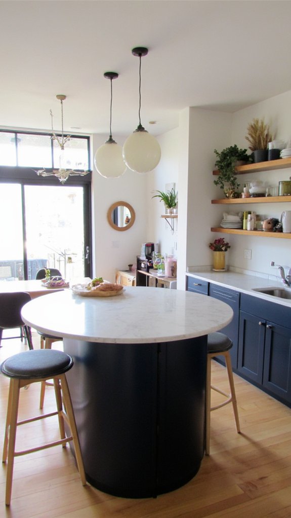 stylish functional kitchen centerpiece