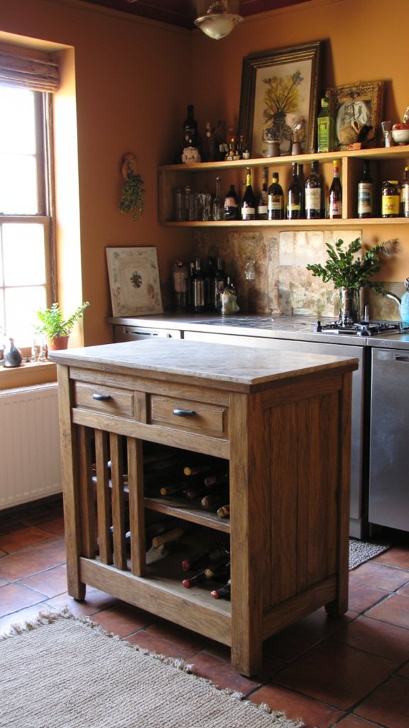 stylish functional wine storage