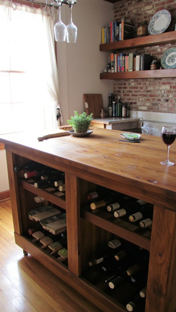 stylish functional wine storage
