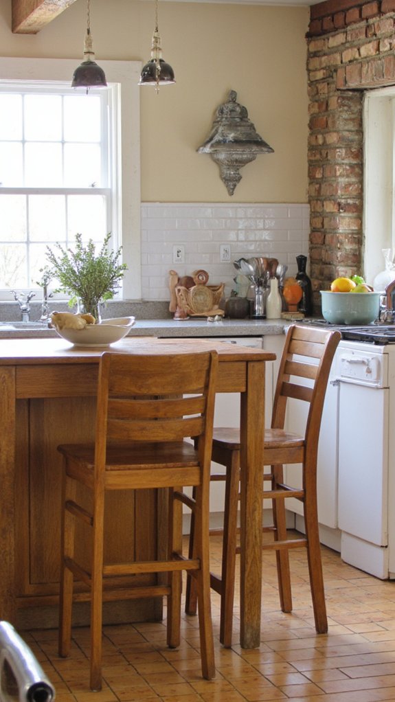 stylish gathering kitchen centerpiece