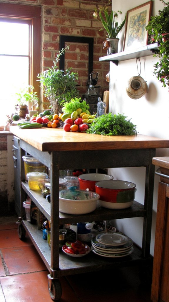 stylish portable kitchen storage