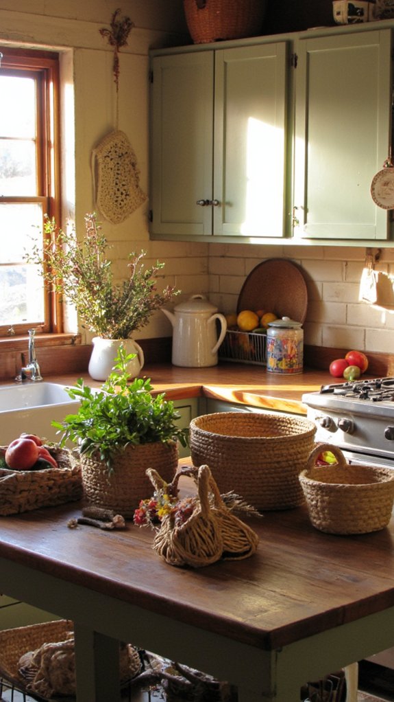 stylish storage with baskets