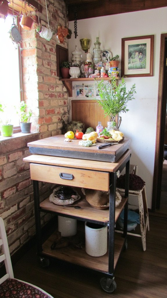 versatile mobile kitchen storage