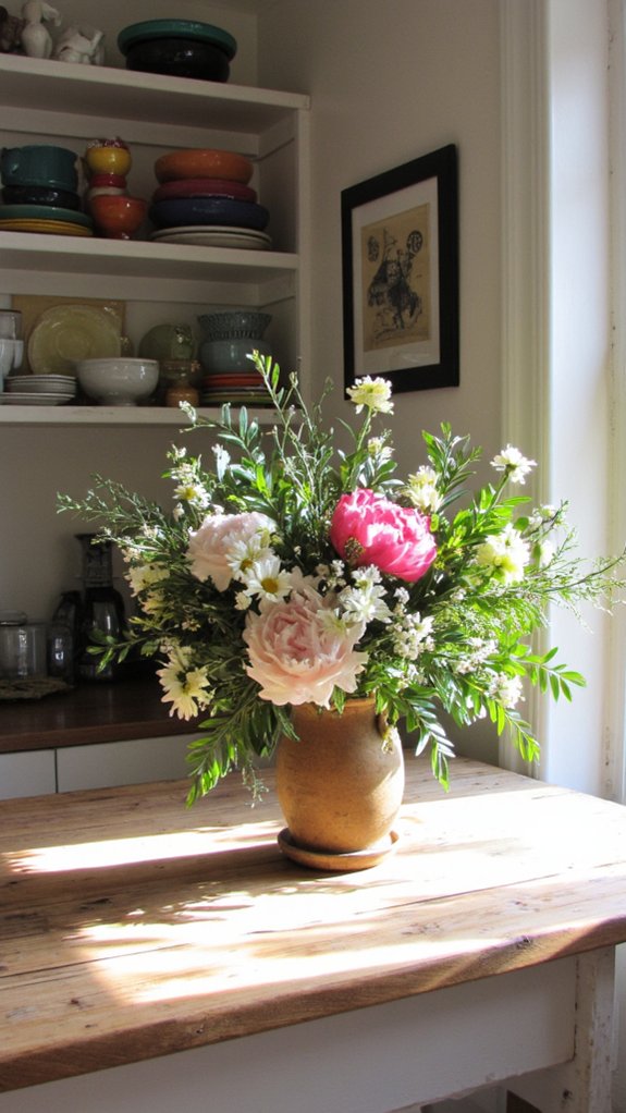 vibrant fresh flower arrangements