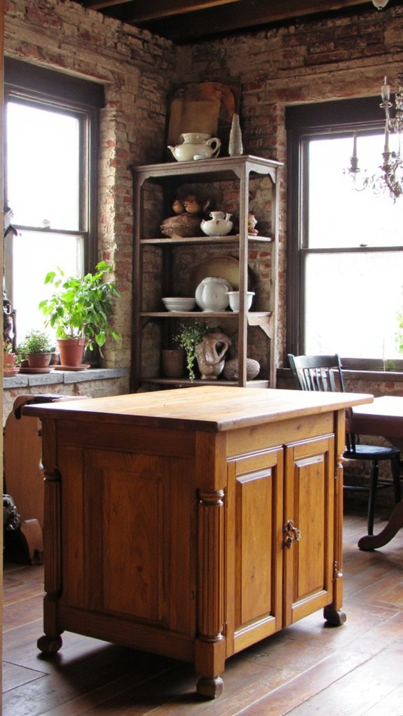 vintage fluted kitchen elegance