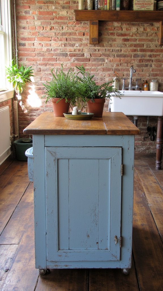 vintage furniture adds charm