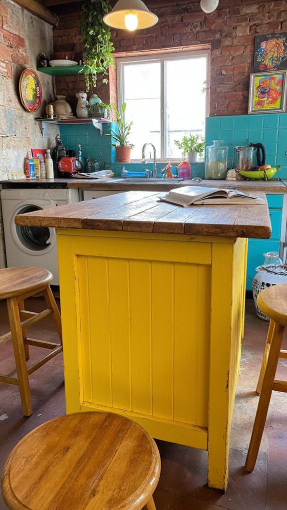 vintage pastel kitchen charm