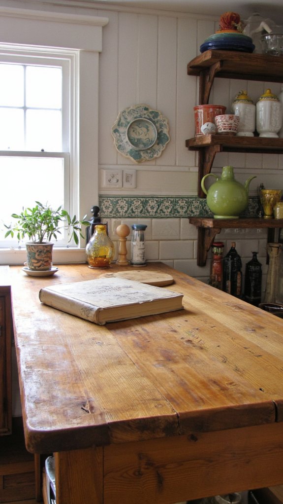 vintage white oak charm