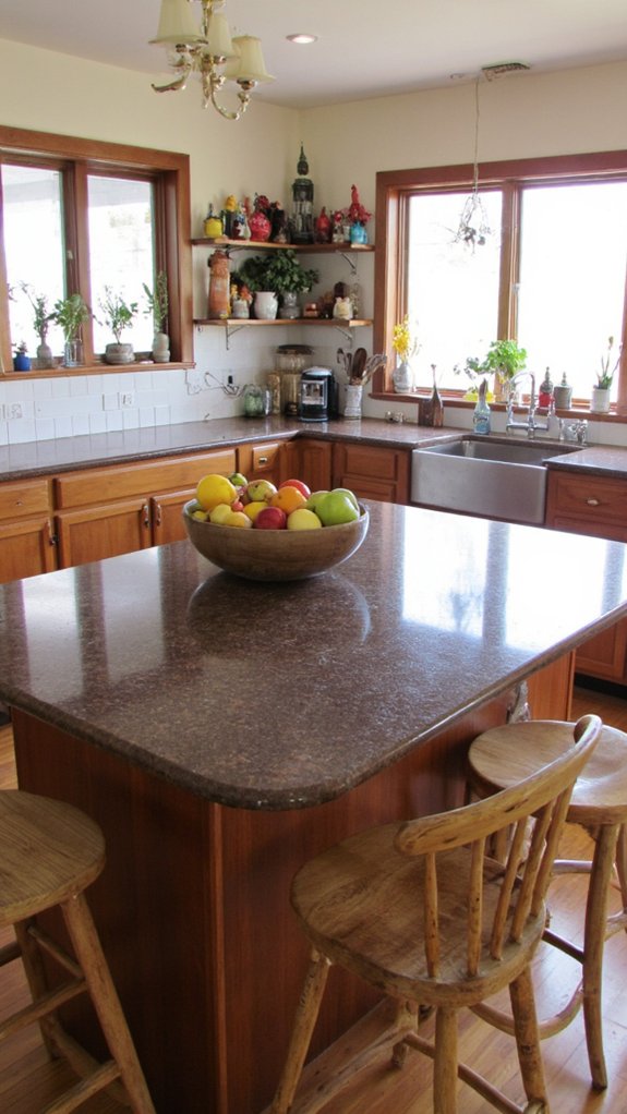 warmth and sophistication kitchen