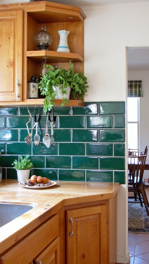 accent walls enhance backsplashes