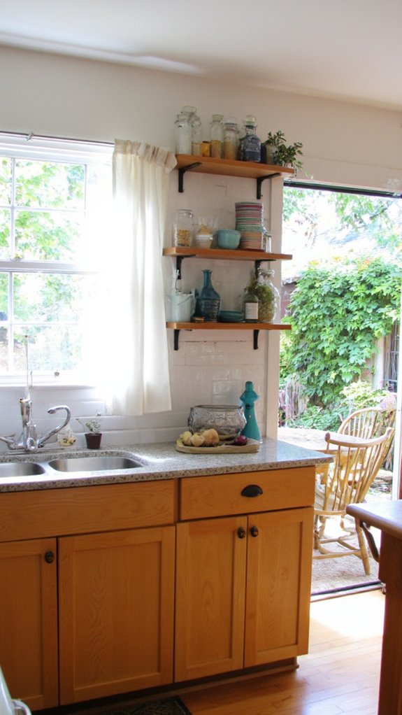 beadboard enhances modern kitchens