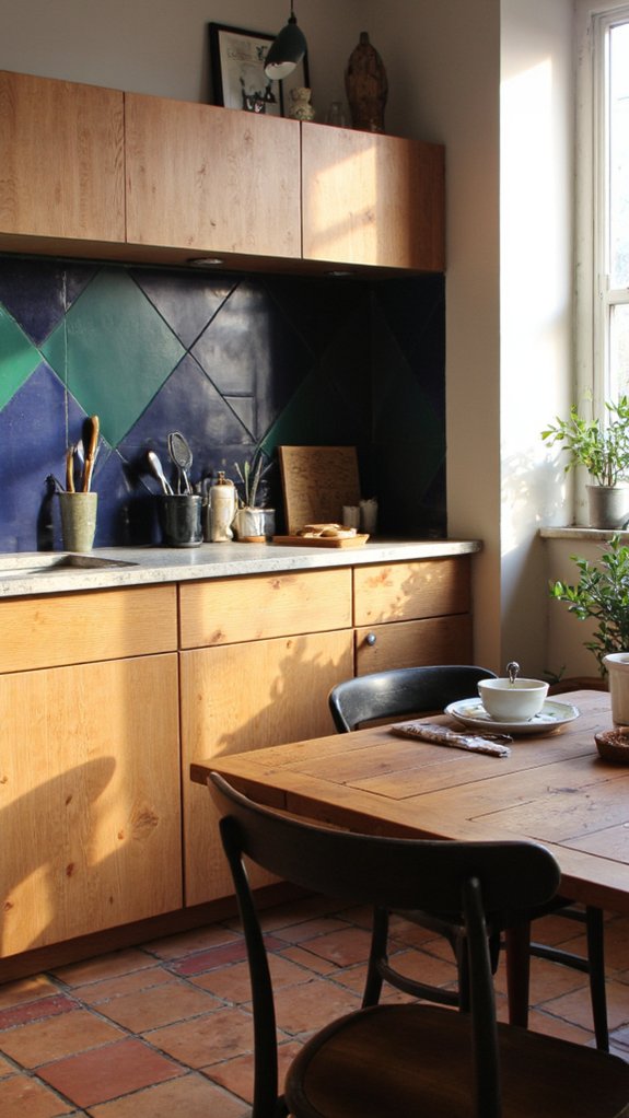 bold and vibrant backsplashes