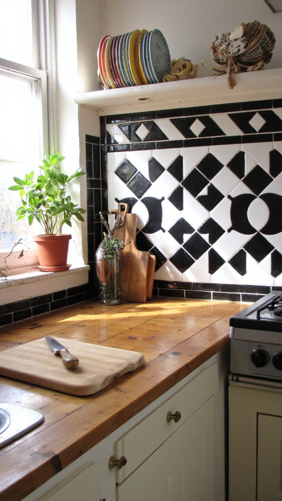 bold black and white elegance