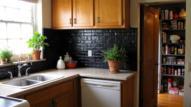 bold black backsplash designs