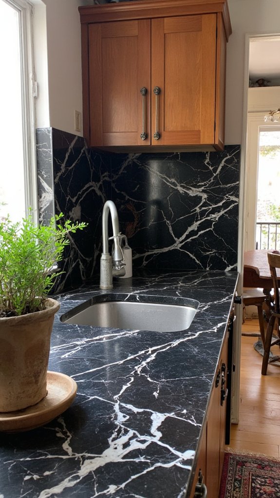 bold black marble elegance