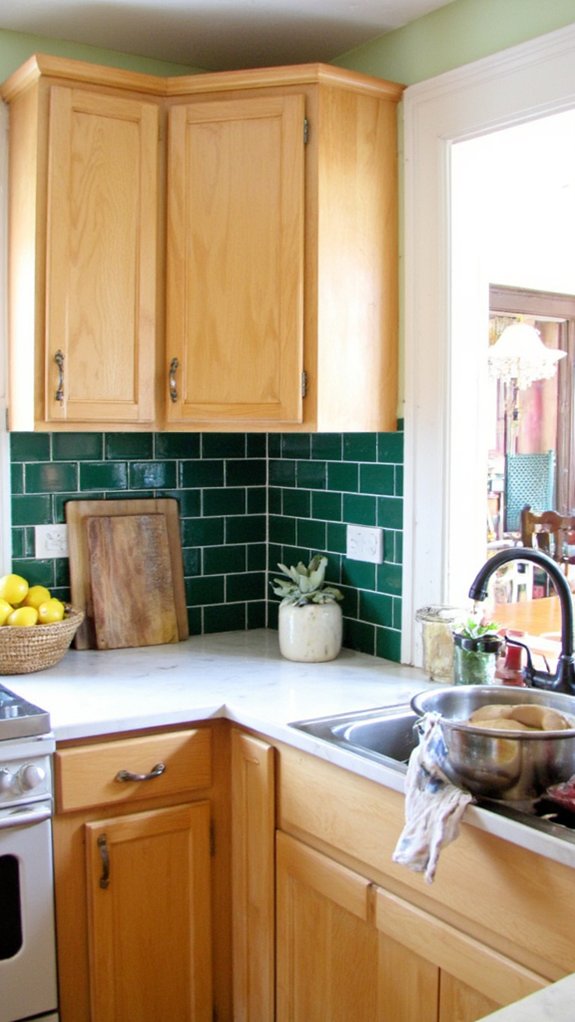 bold color backsplash ideas