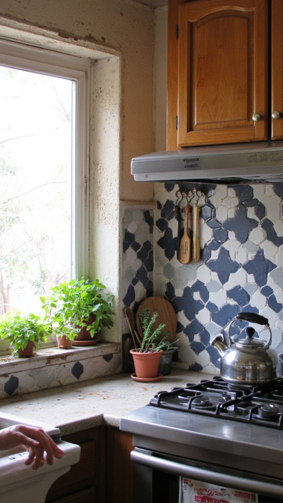 bold geometric kitchen designs