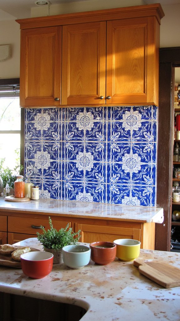 bold kitchen graphic prints