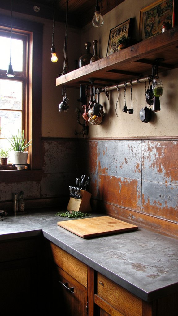 bold metal backsplash strength