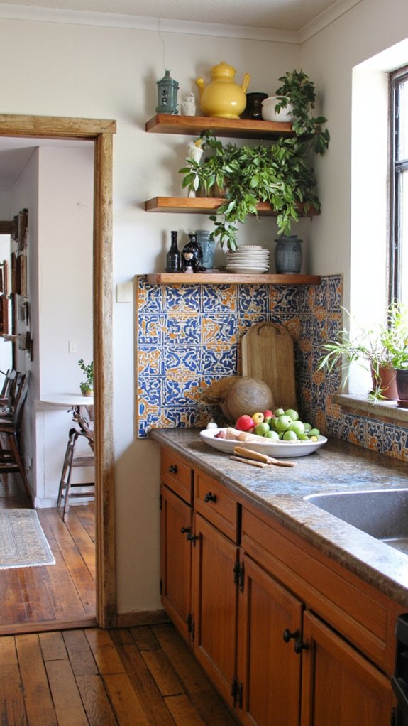 bold patterned cement tiles