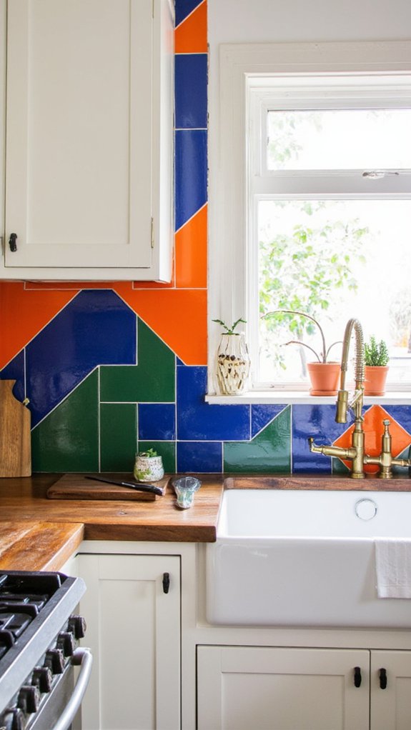 bold vibrant kitchen transformation