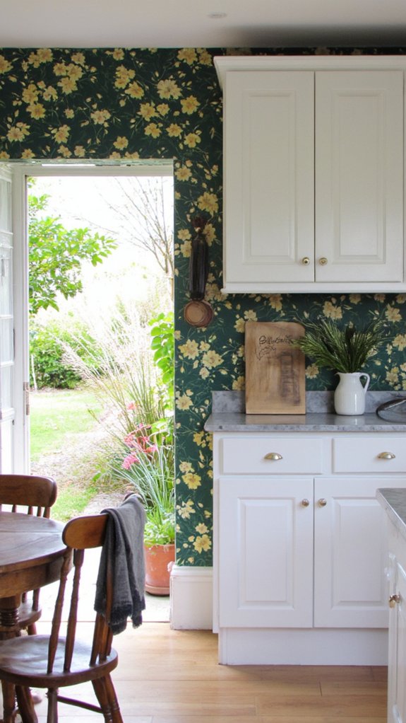 bold wallpaper for renters