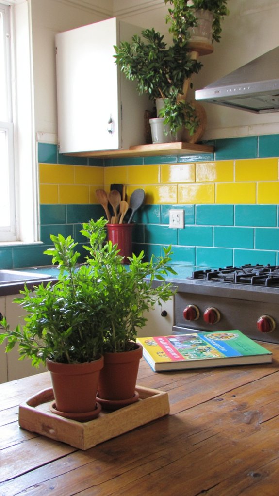 bright and bold tiles