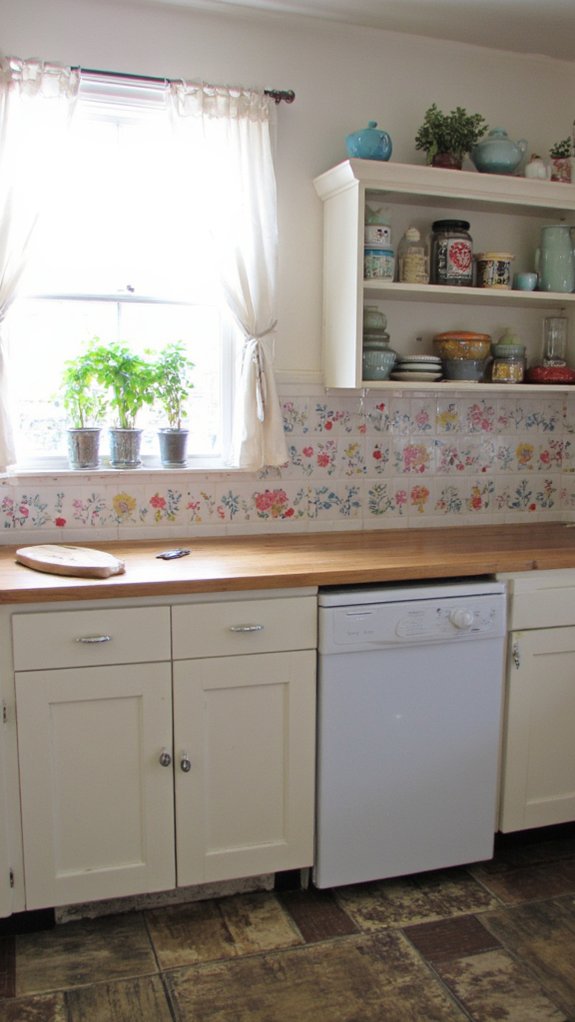 budget friendly backsplash decals