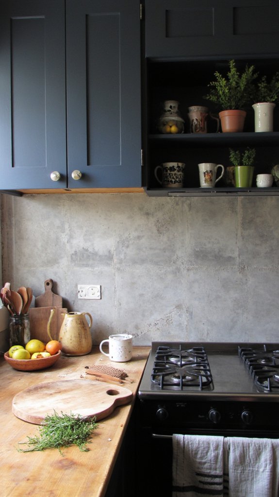 budgeting for concrete backsplash