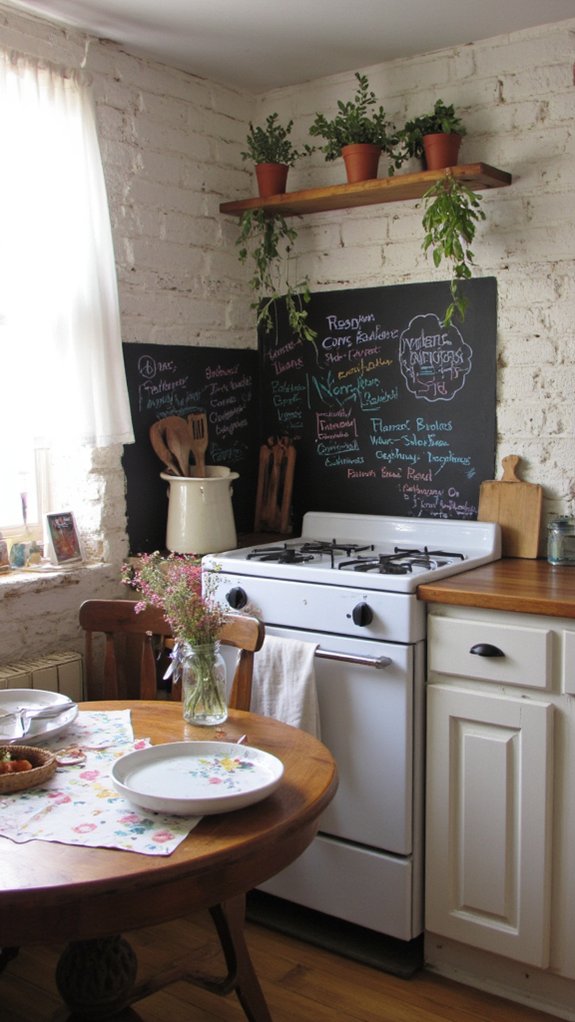 chalkboard paint for kitchens