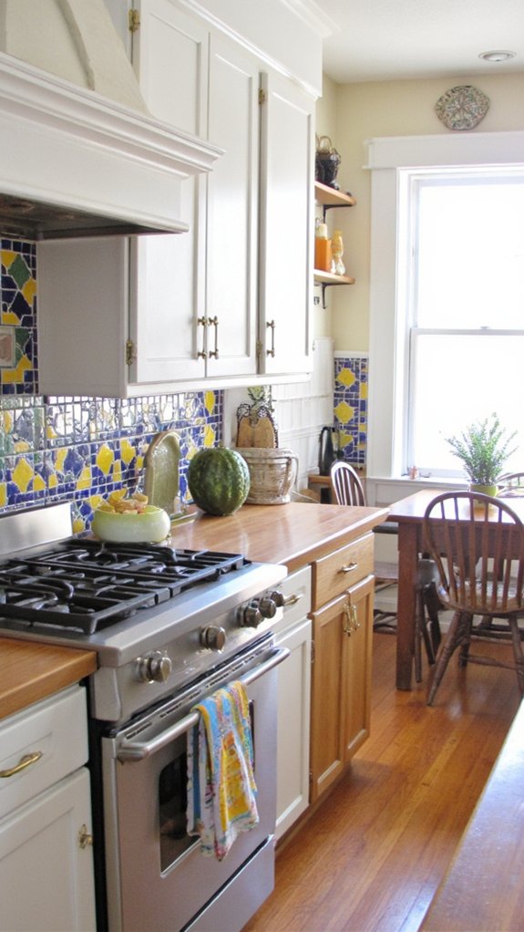 colorful accent tile transformation