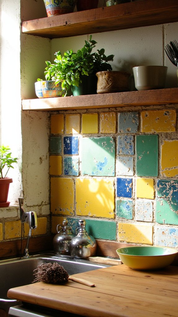 colorful durable ceramic tiles