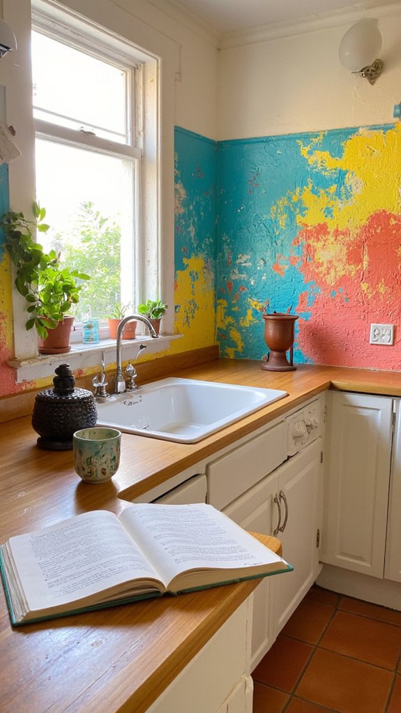 colorful kitchen backsplash creativity