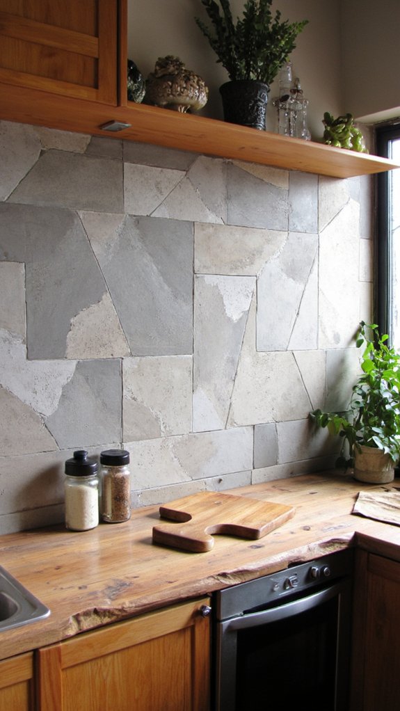 concrete backsplash design ideas