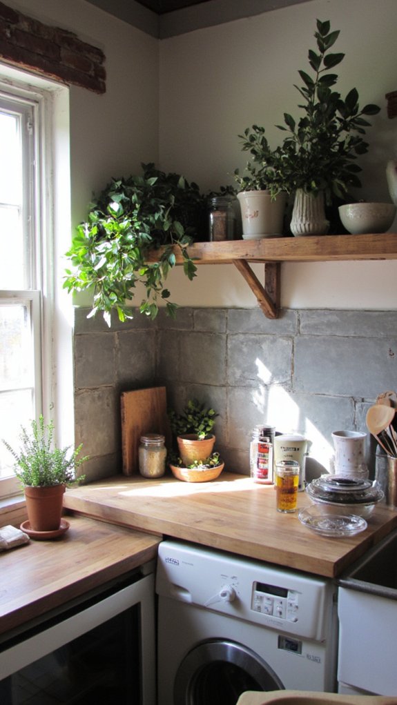 concrete backsplash diy project